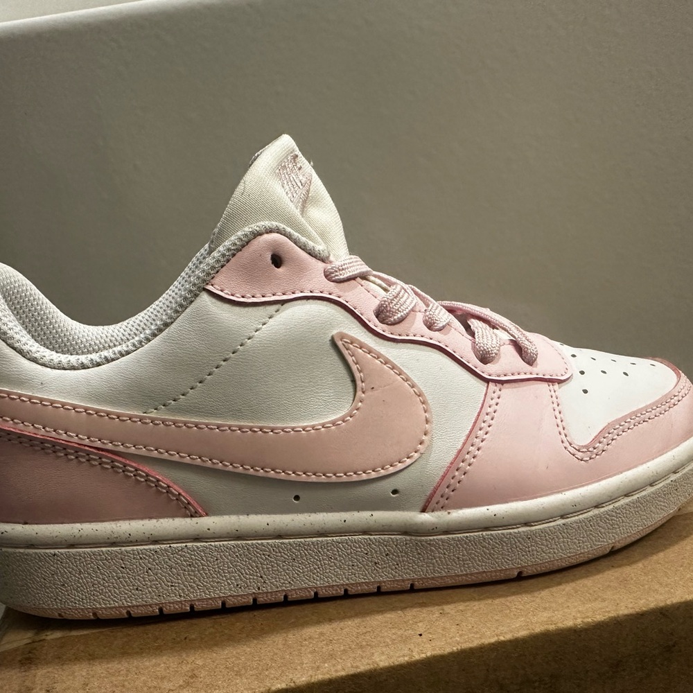 Nike Kids' Pink and White Sneakers